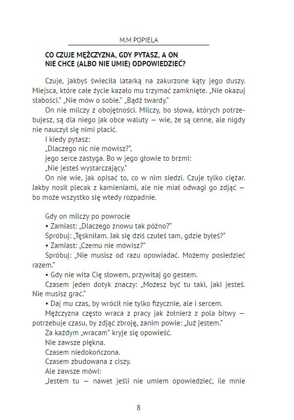On milczy, ale czuje – e-book PDF