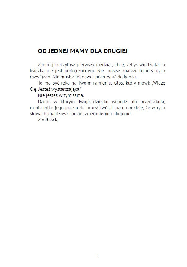 Pierwszy dzień w przedszkolu – przewodnik dla mamy