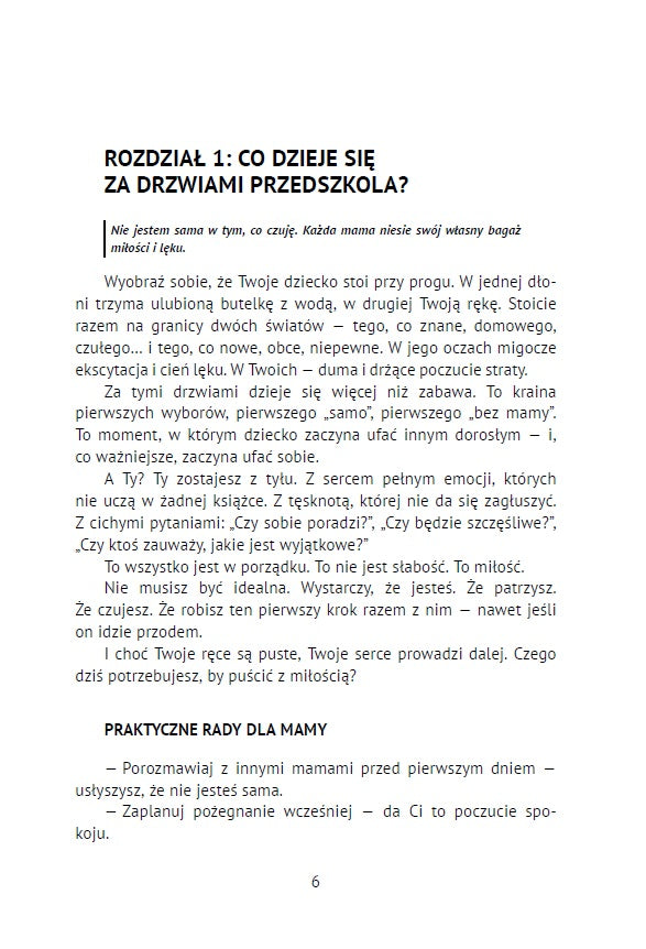 Pierwszy dzień w przedszkolu – przewodnik dla mamy